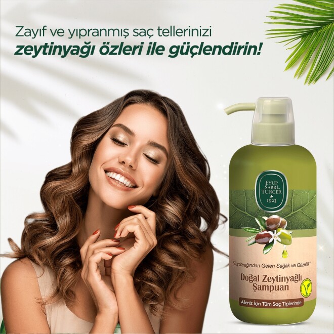 Natural Olive Oil Shampoo 600 ml - 4