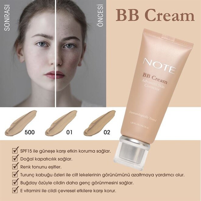 Note Bb Cream 35 ml - 1