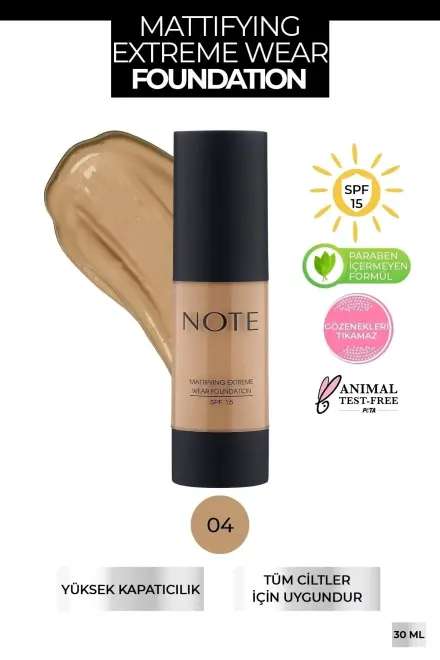 Note Foundation for Oily Skin SPF 15 - 4