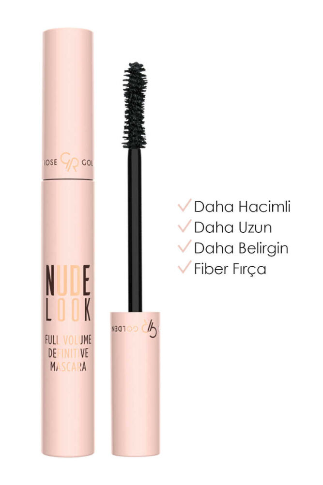 Golden Rose Nude Look Full Volume Definitive Mascara - Black - Volumizing Mascara - 3