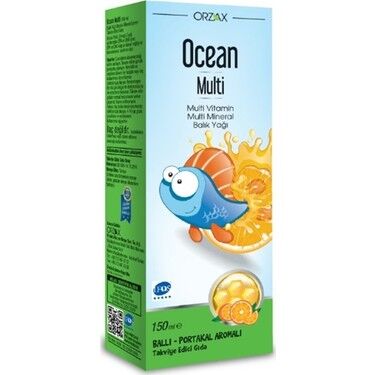 Ocean Multi Ballı Portakallı 150 ml Şurup - 1