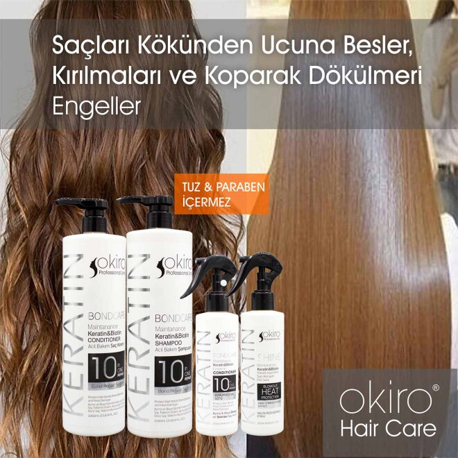 Okiro Keratin Bakım Saç Sütü 250 Ml - 3