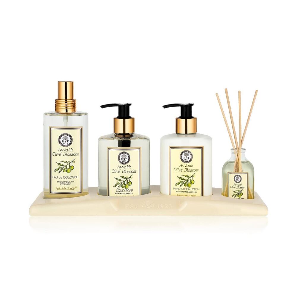 Eyüp Sabri Tuncer Olive Blossom 4-Piece Personal Care Set - 1