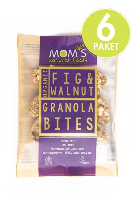 Organic gluten-free granola bars with figs and walnuts - 38 grams - 4