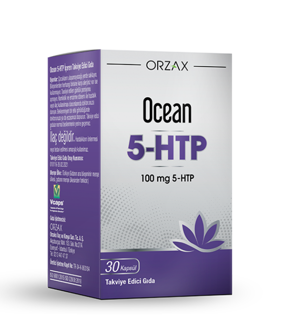 Orzax Ocean 5-htp Takviye Edici Gıda 30 Kapsül - 1