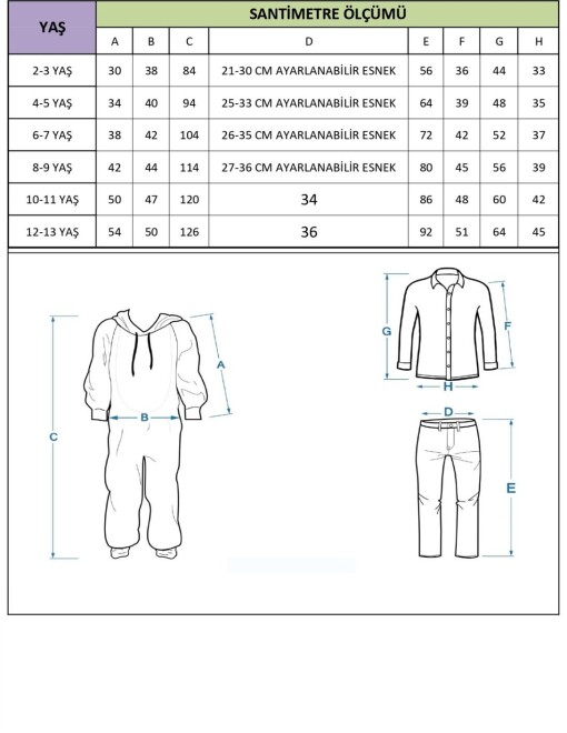 OulabiMir Chef Costume Kids Outfit - 3