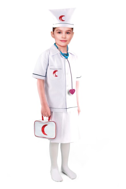 OulabiMir Doctor Girl Costume Kids Outfit - 1