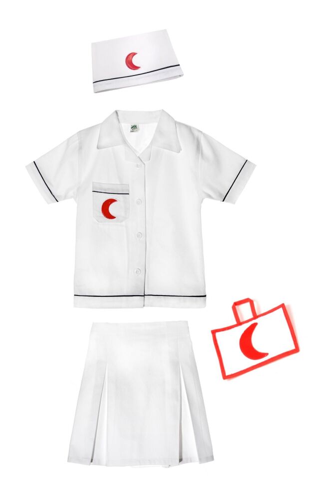 OulabiMir Doctor Girl Costume Kids Outfit - 2