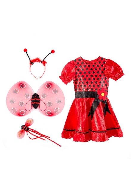 OulabiMir Ladybug Costume Kids Outfit - 2