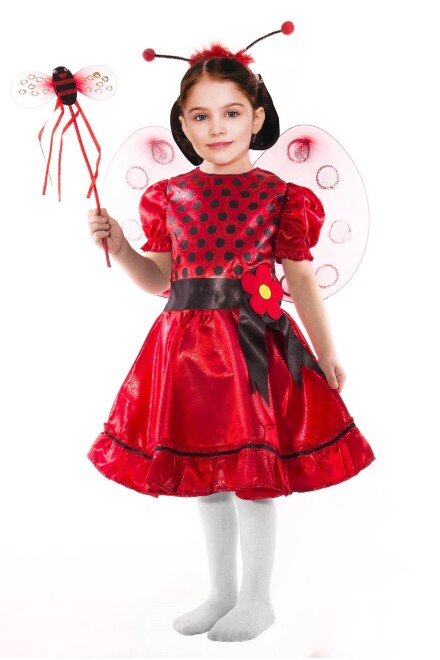 OulabiMir Ladybug Costume Kids Outfit - 1