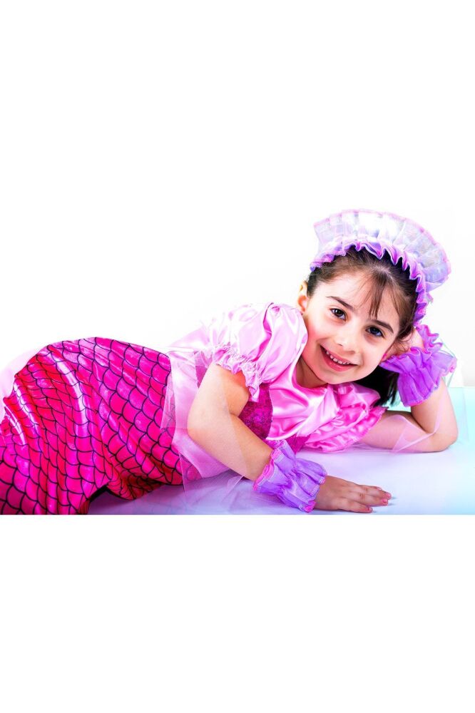 OulabiMir Mermaid Costume Kids Outfit - 4