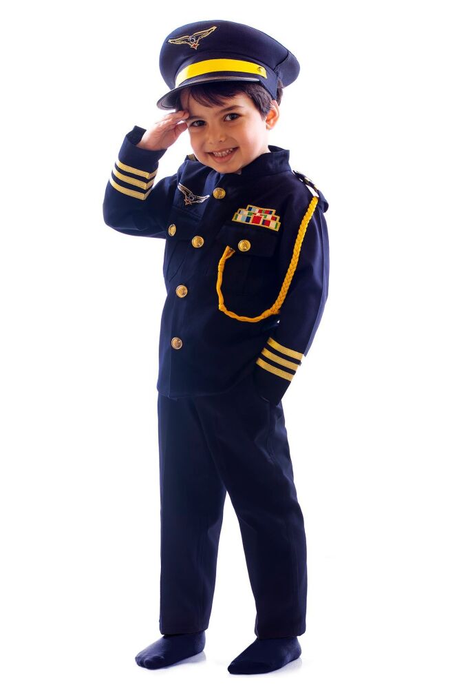 Oulabimir Pilot Costume Kids Outfit - 1