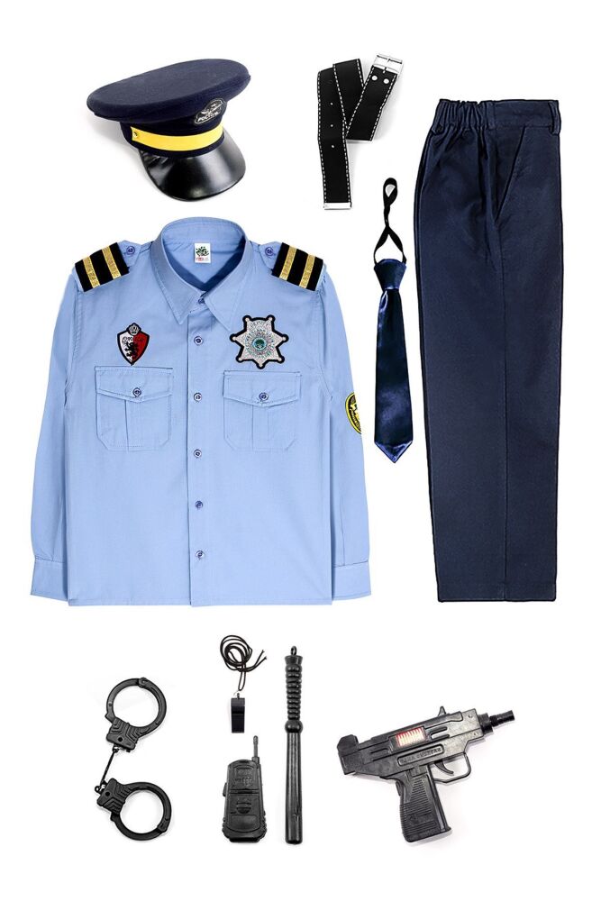 Oulabimir Police Costume Children's Outfit - 2