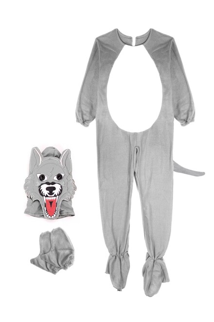 OulabiMir Wolf Costume Kids Outfit - 2