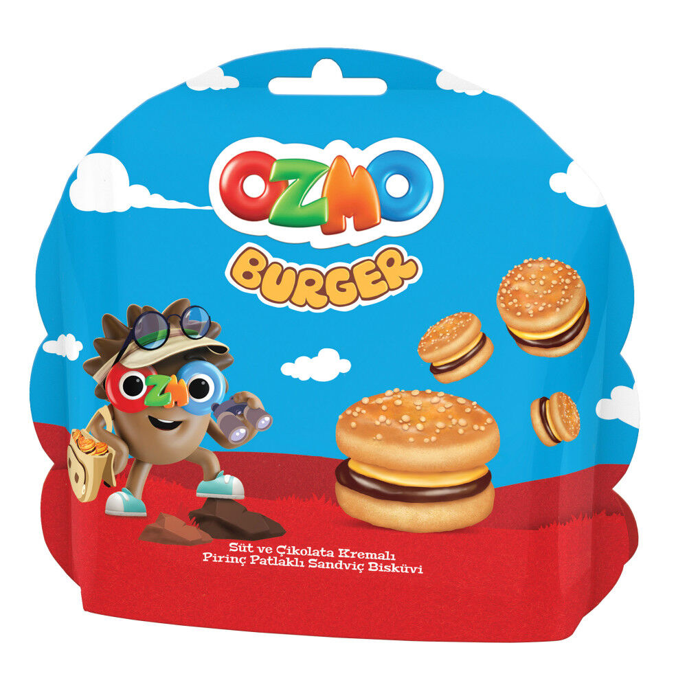 Ozmo Burger Chocolate 53 Gr- 12 Pc - 1