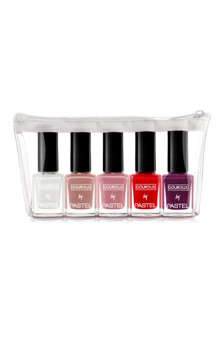 Pastel Nail Polish Set with Bag - 2