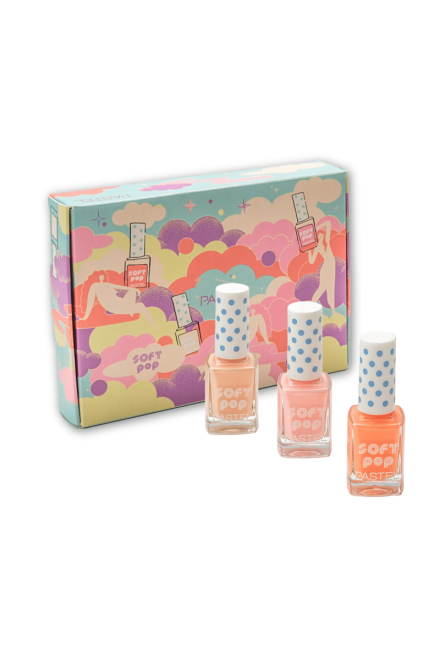 Pastel Soft Pop Nail Polish Set - 3 Colors - 1