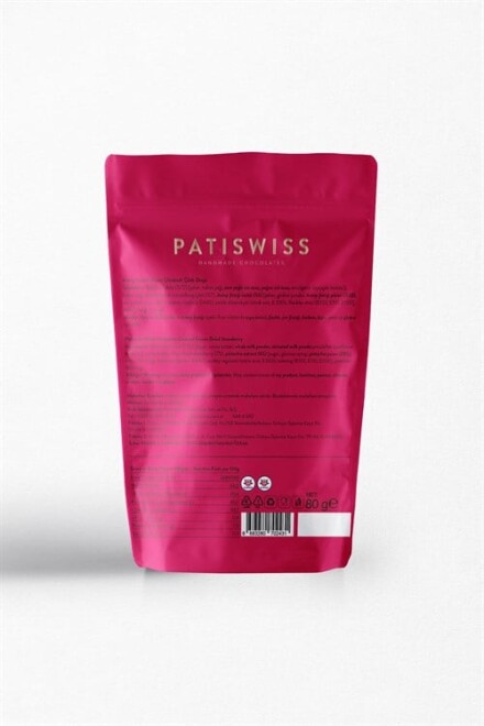 Patiswiss Pistachio White Chocolate Strawberry Dragee 80g - 2