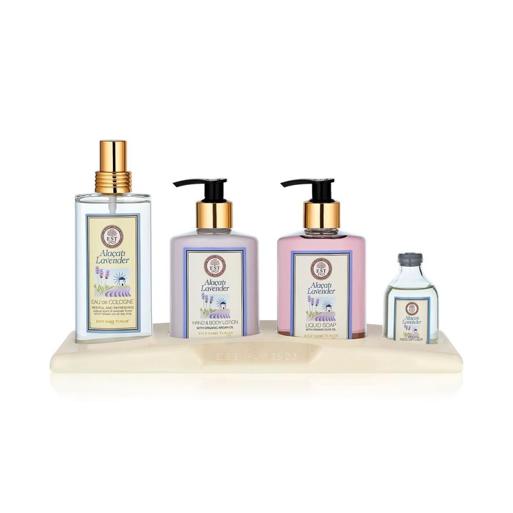 Eyüp Sabri Tuncer Personal care set with lavender scent - Alacati - 1