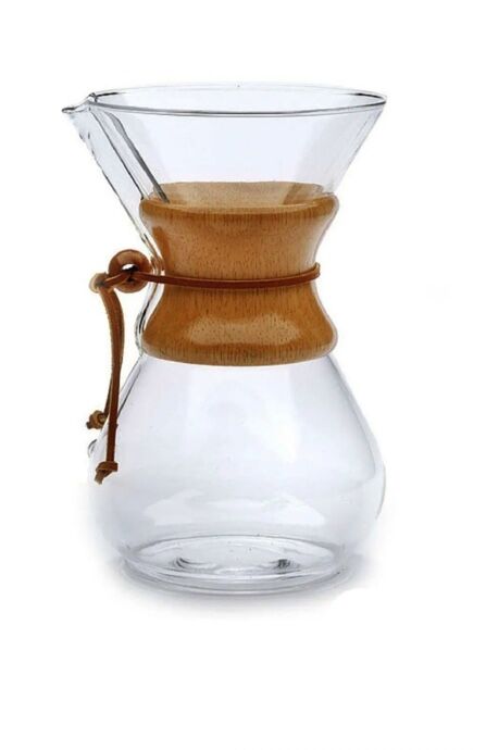 Pot Glass Chemex Coffee Brewing Jug Carafe 800 ml - 2