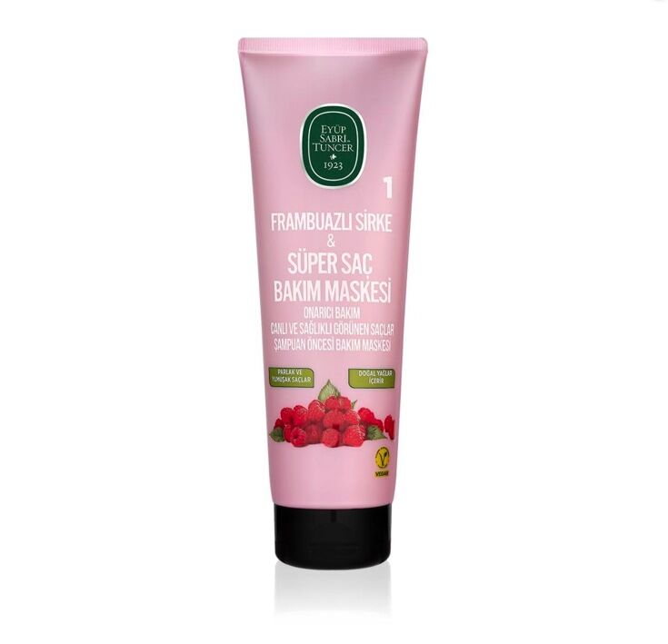 Raspberry vinegar hair care mask 250 ml - 1