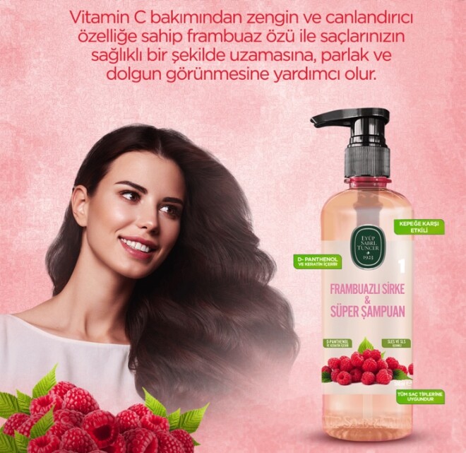 Raspberry vinegar shampoo 500 ml - 2