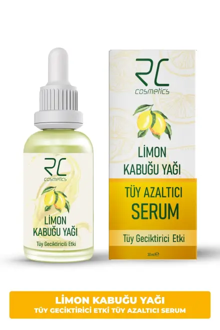 RC COSMETİCS Limon Kabuğu Yağı Tüy Geciktiricili Etki Tüy Azaltıcı Serum - 2