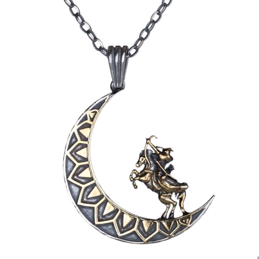 Resurrection Ertugrul Crescent Necklace - 1