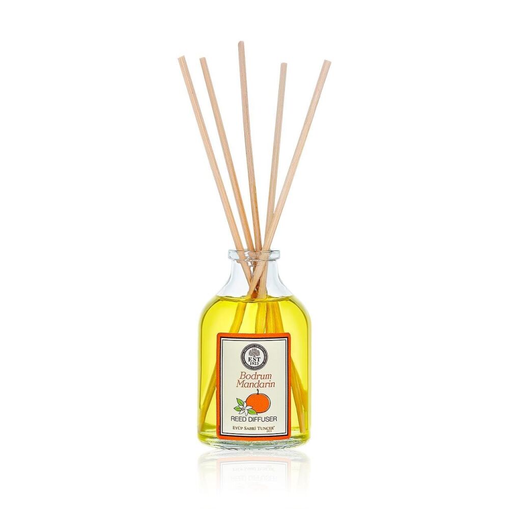 Eyüp Sabri Tuncer Room freshener with mandarin scent from Bodrum with sticks - 50 ml - 1