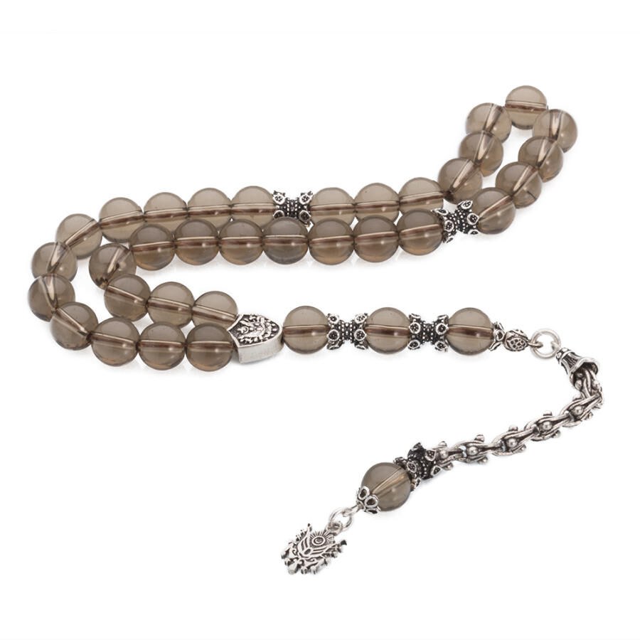 Rosary made of Smoky quartz with ottoman tassel - 3