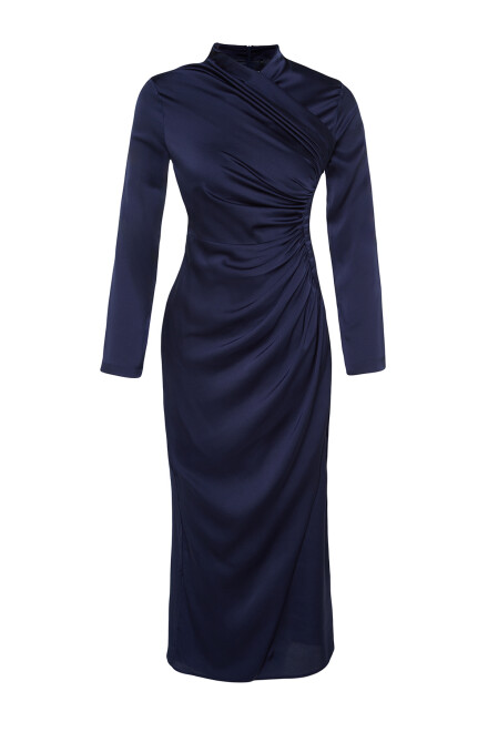 Satin evening dress - 7