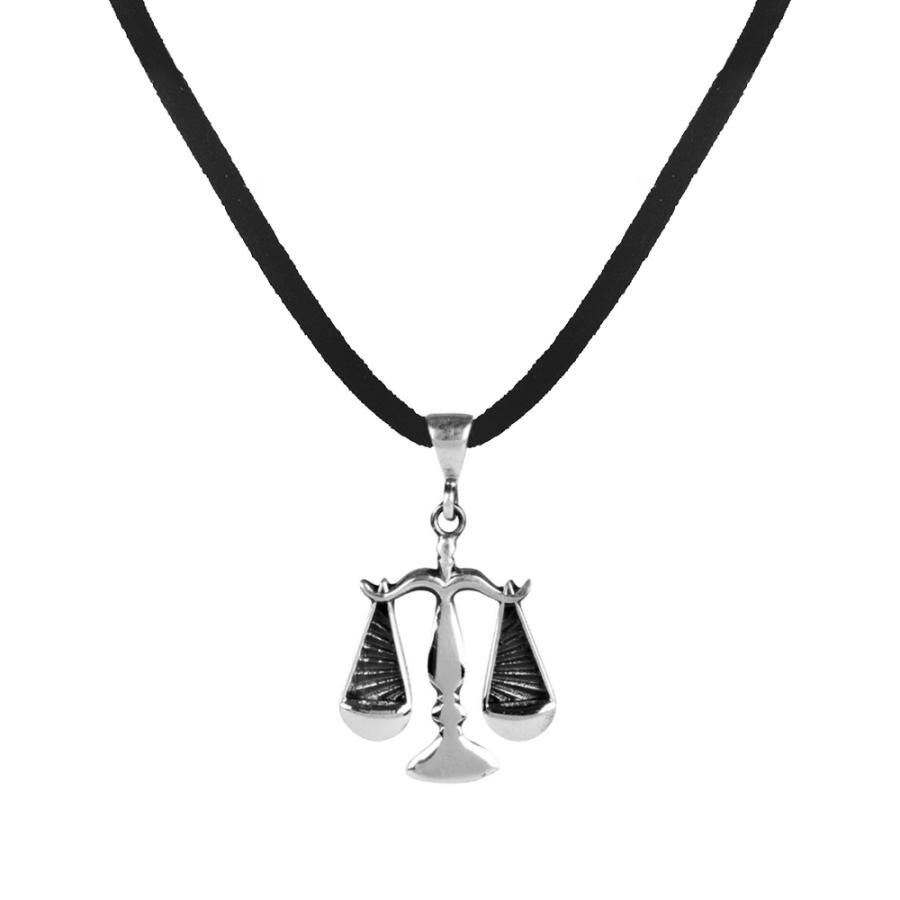 Scales of Justice Sterling Silver Men's Necklace - 1