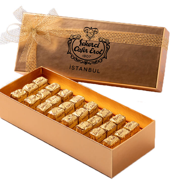 şekerci cafer Gold Istanbul Box Nostalgic Milk Wafer - 1