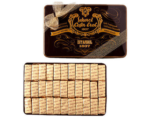 şekerci cafer Retro Tin Box Handmade Milky Cream Wafer XL - 1