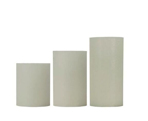 Set of 3 Wax Luminaries candle - 2