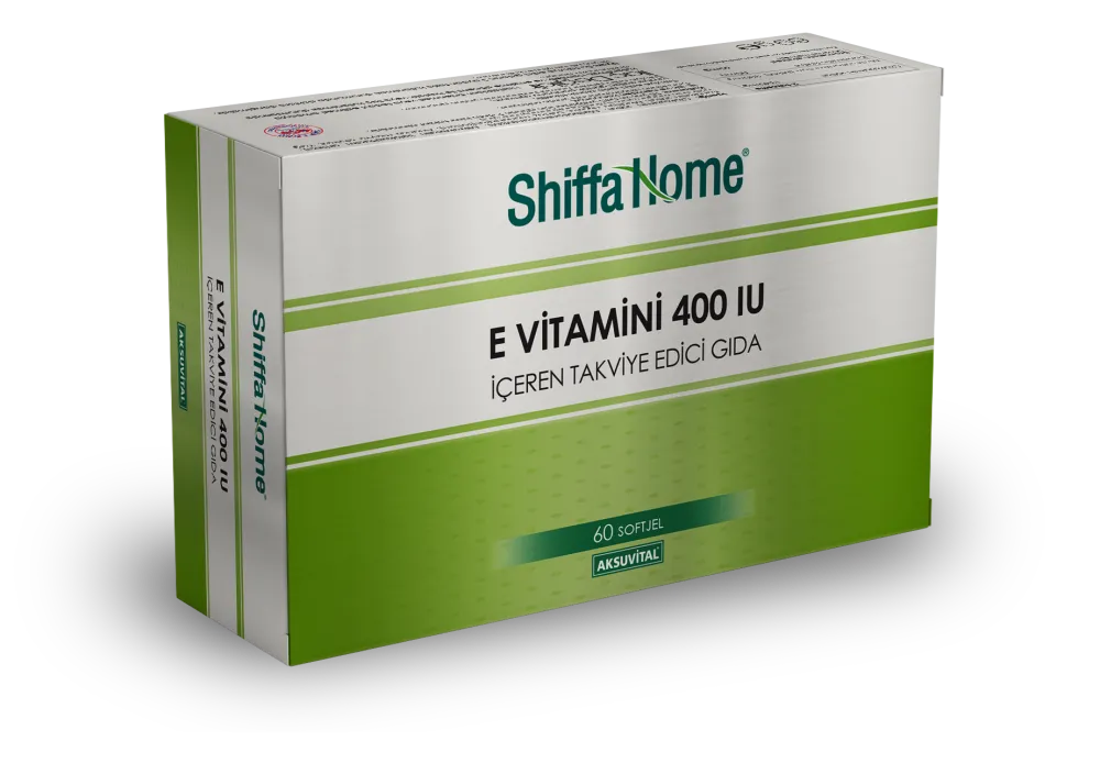 Shiffa Home E VİTAMİNİ 400 IU 700 MG X 60 SGEL - 1