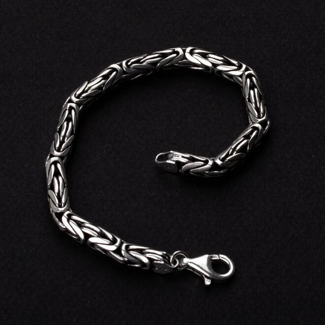 Silver Bracelet 7.5mm - 4