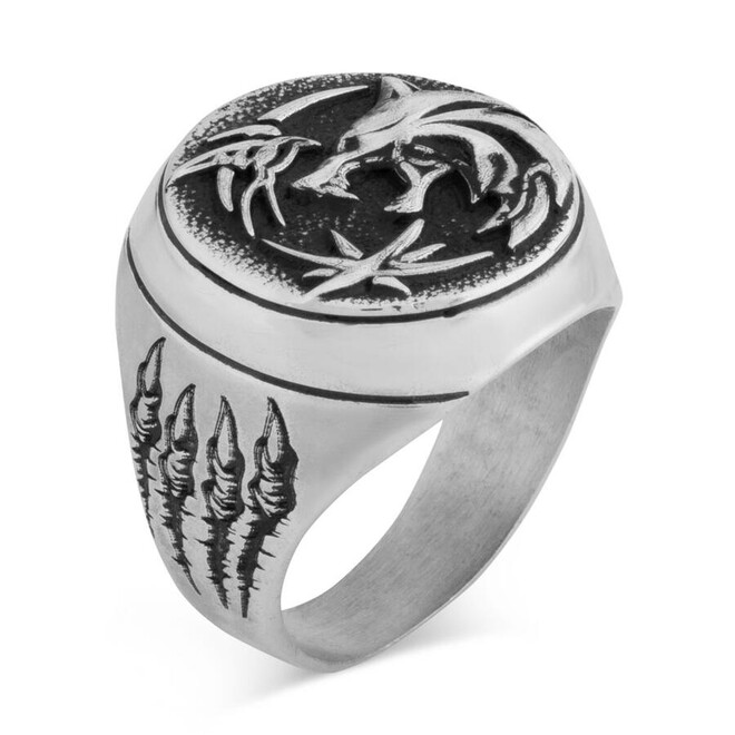 Silver Men's Witcher Ring - 1