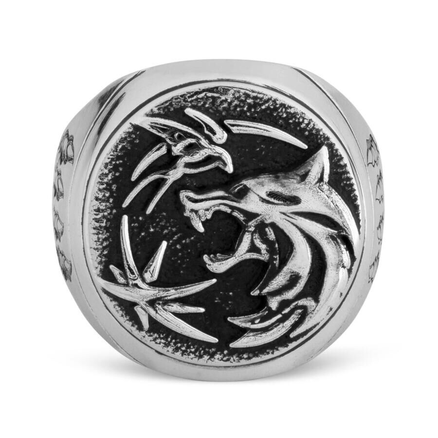 Silver Men's Witcher Ring - 2