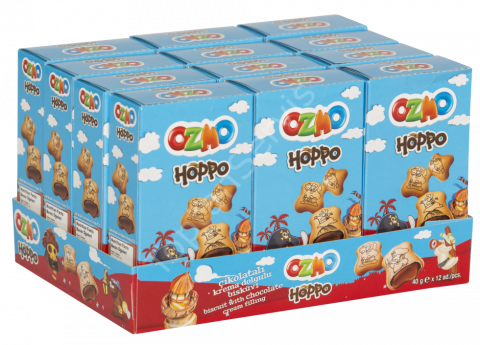 Şölen Ozmo Hoppo Chocolate Biscuits 40 g 12 pcs - 1