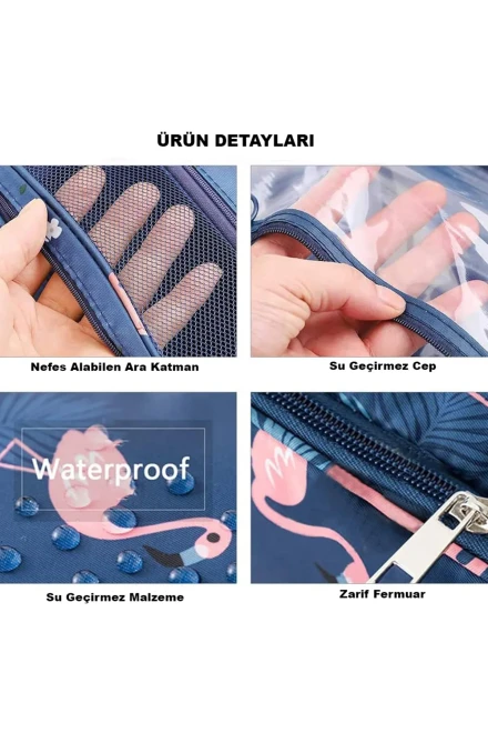 SONREYON Multifunctional Hanging Makeup Bag - 7