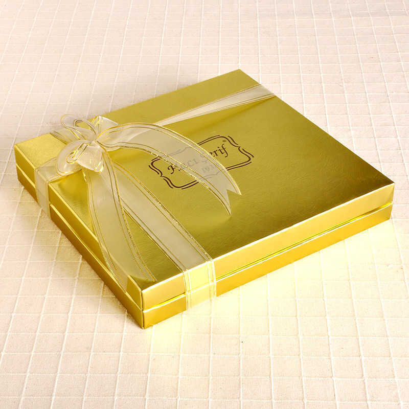 Special luxury chocolate for occasions and weddings in a golden box of 32 pieces from Haci Sarif - 2