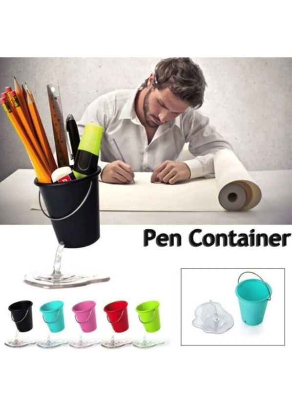 Spilled bucket design pen holder - 3