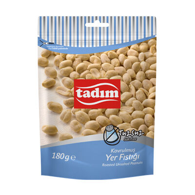 Tadım Baked Unsalted Peanuts 180 G , 3 pcs - 1