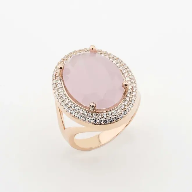 Takıhan 925 Sterling Silver Ring with Quartz Stone - 2