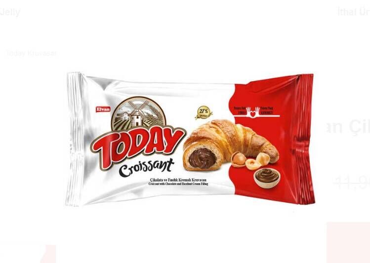 Today Croissant with Chocolate 40 Gr. 20 Pieces (1 Box) - 2