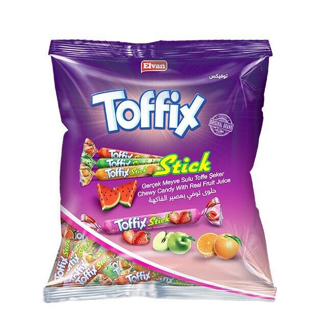 Toffix Stick Candy with Mixed Fruits - 800 grams - 2