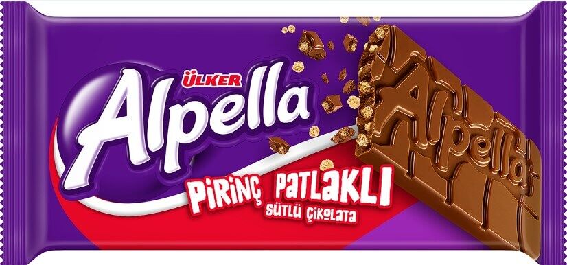 Ülker Alpella Pirinç Patlaklı Tablet 65 Gr - 1