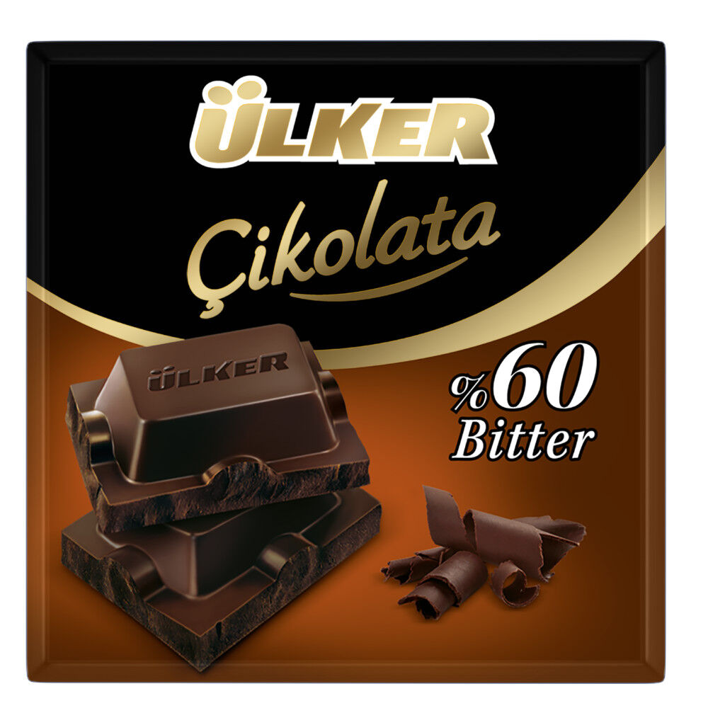 Ülker Bitter Kare 60 Gr - 1