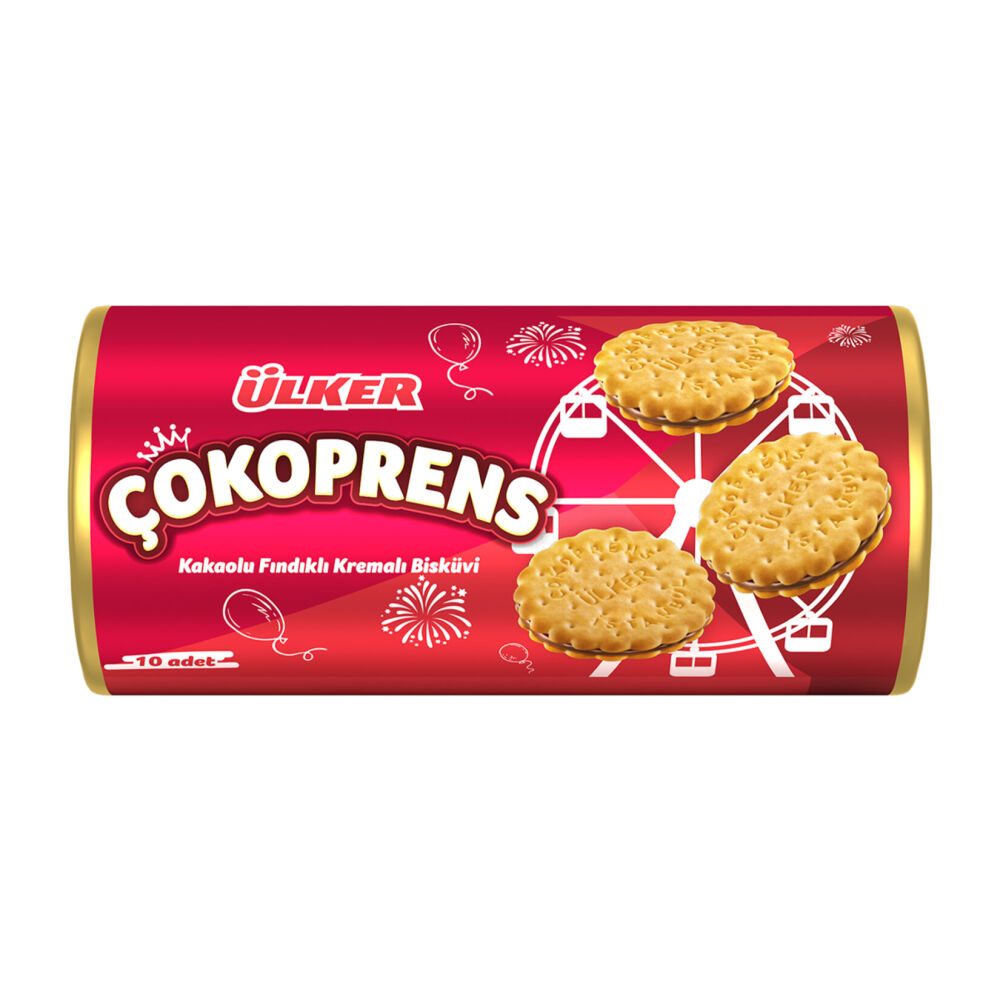 Ülker Çokoprens 10 Pack Sandwich Biscuits - 1